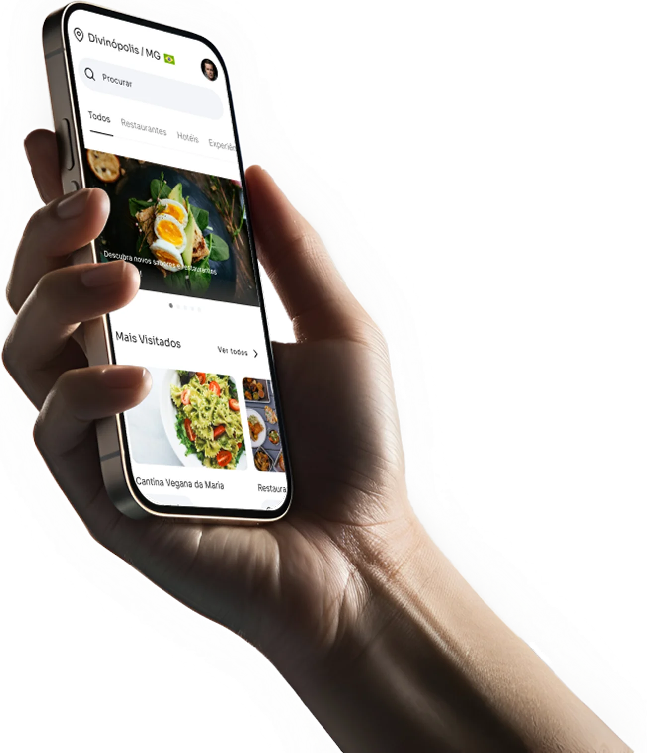 Aplicativo Pass Gourmet no celular